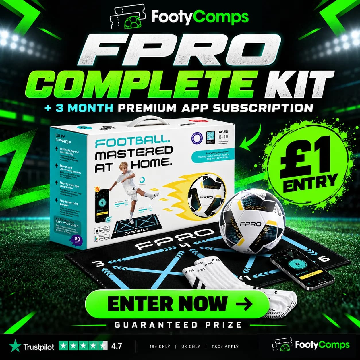 FPRO Complete Kit + 3 Month Premium App Subscription