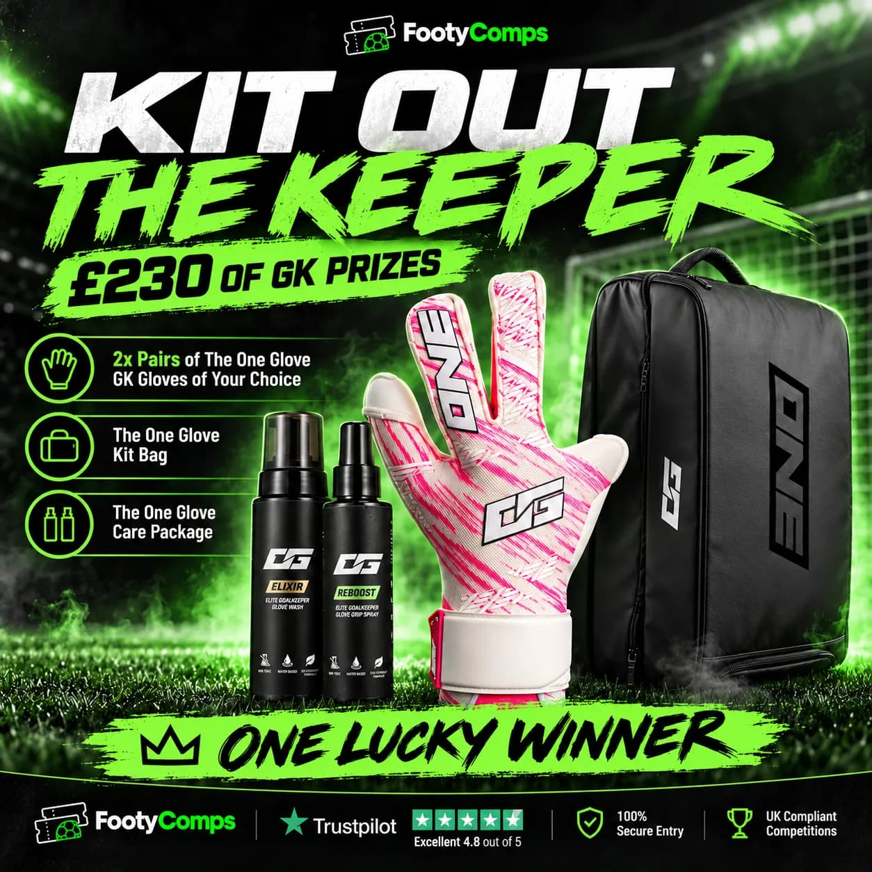 Kit Out the Keeper! The One Glove Bundle!